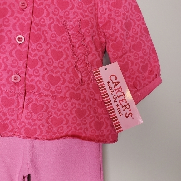 𝅺Carters Girls 2 Piece Set NWT - Picture 5 of 9